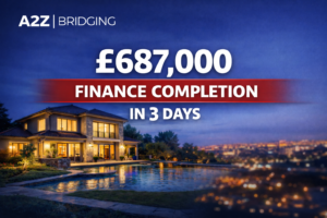 Bridging finance completion completed in 3 days for a time-critical property purchase