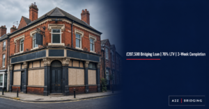 Derelict pub in Leicester financed with a £207,500 bridging loan at 76% LTV, completed in 3 weeks